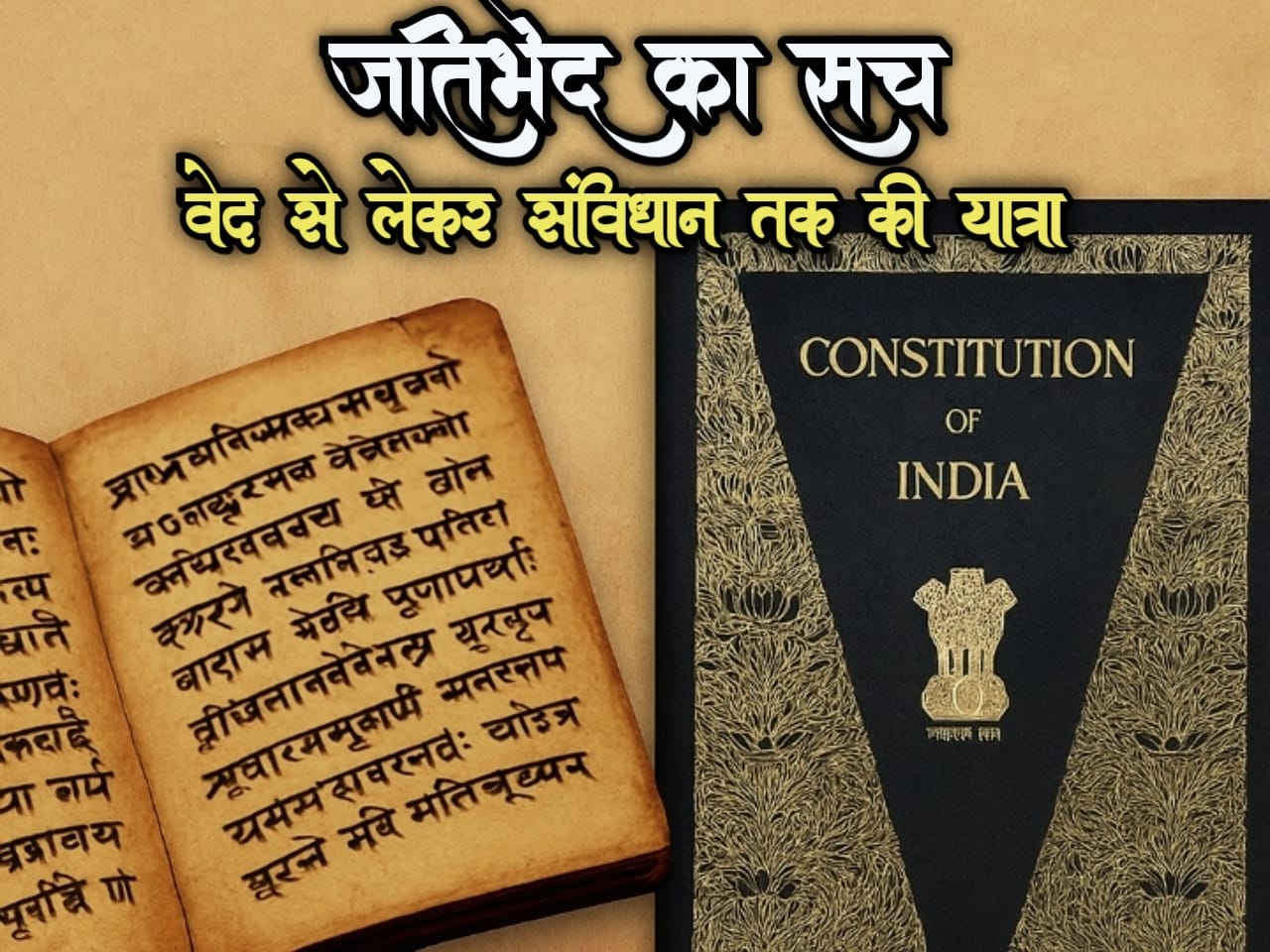 “जातिभेद का सच:                                                    वेद से लेकर संविधान तक की यात्रा”
