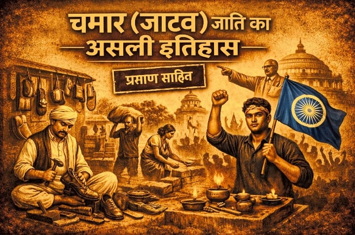 “चमार (जाटव) जाति का असली इतिहास – चमड़े का काम, श्रमिक और दलित आंदोलन की प्रतीकात्मक छवि”