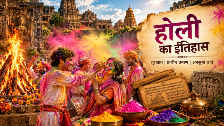 होली का इतिहास और भारत की प्राचीन रंगोत्सव परंपराएँ