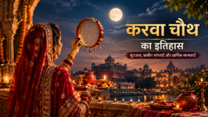 करवा चौथ का इतिहास और चंद्रमा की पूजा की पारंपरिक रस्म